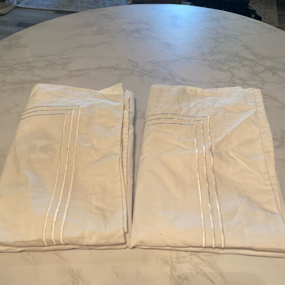 Pottery Barn Pillow Euro Shams